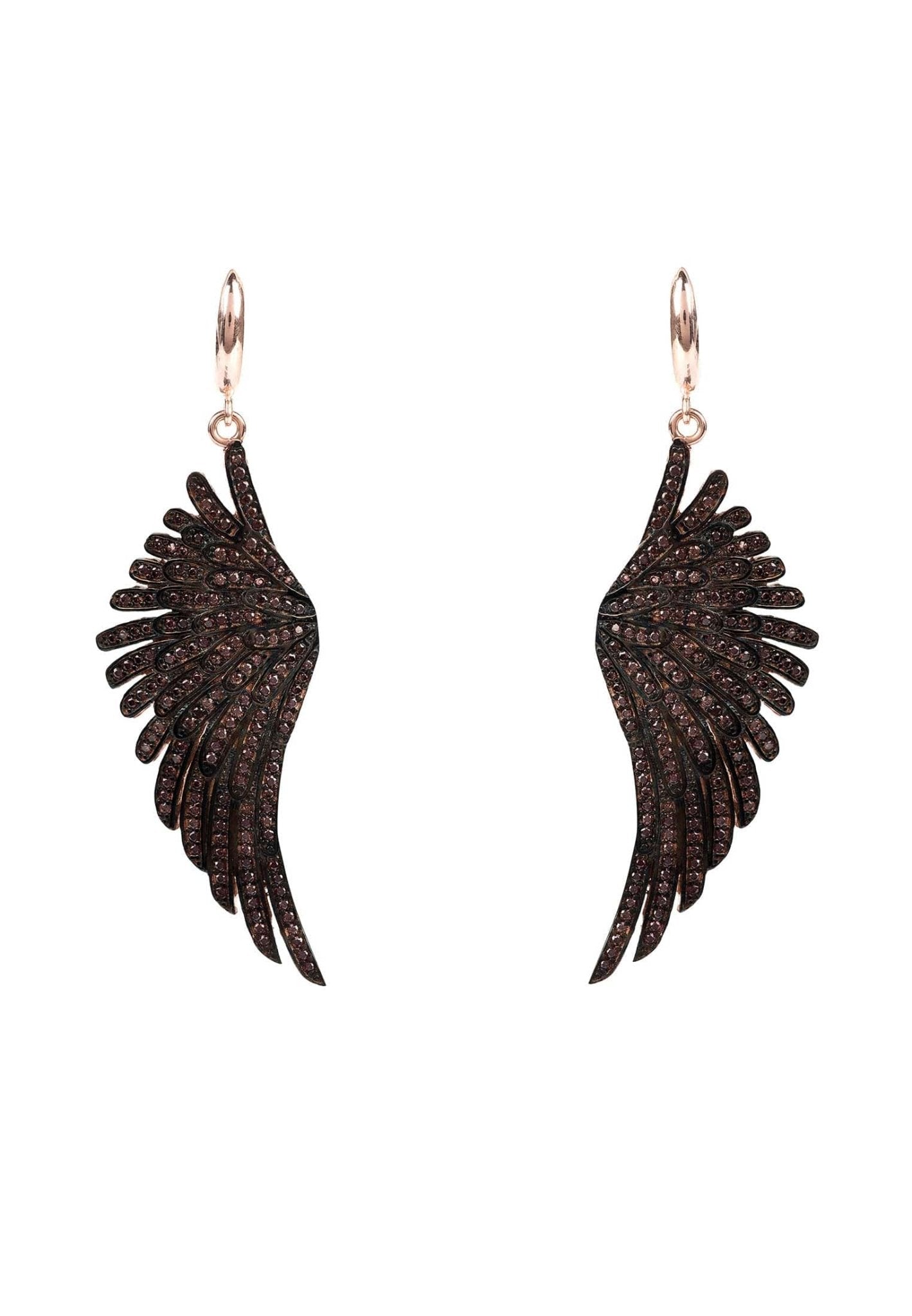 Angel wing deals drop earrings