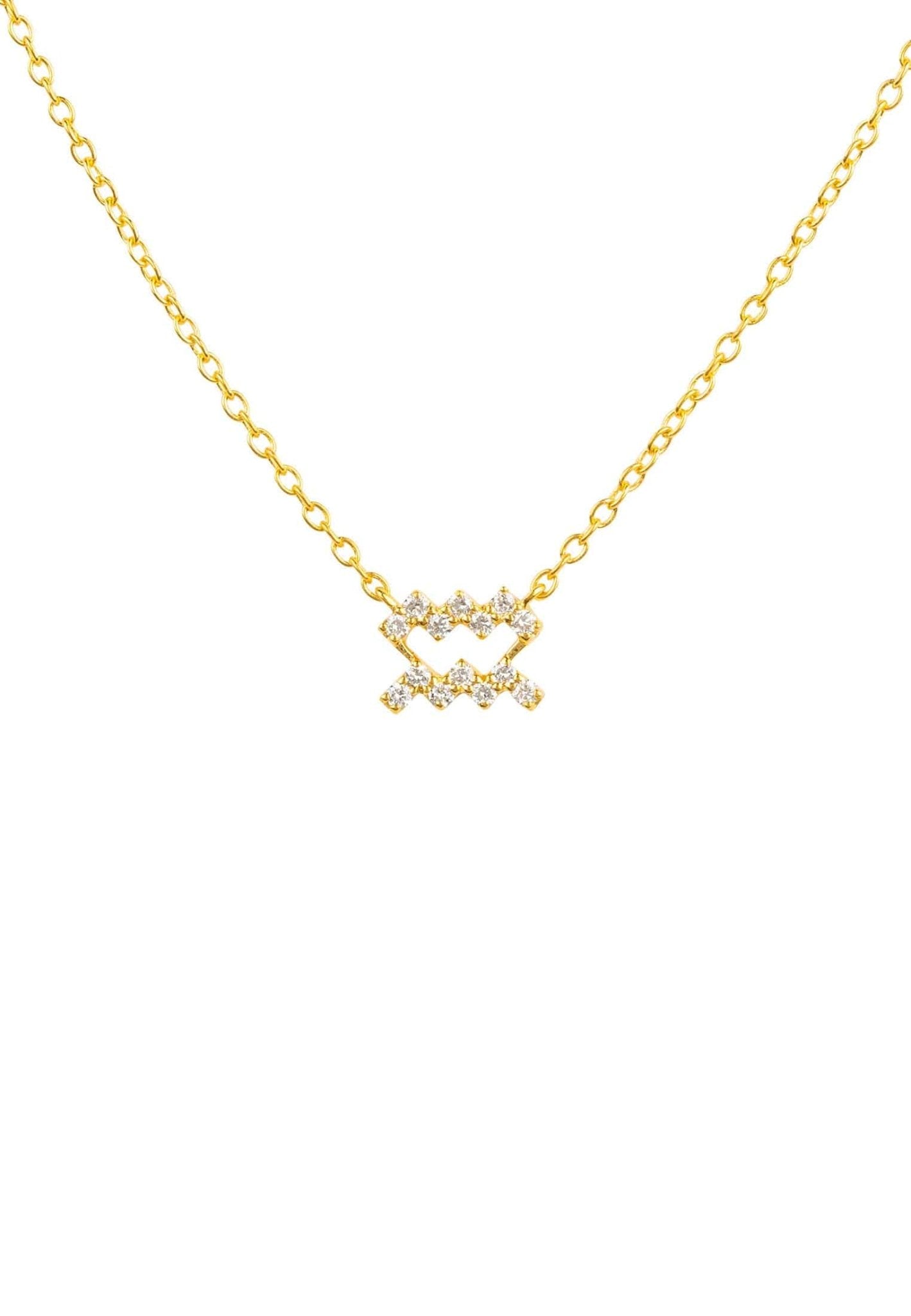 Diamond deals zodiac necklace