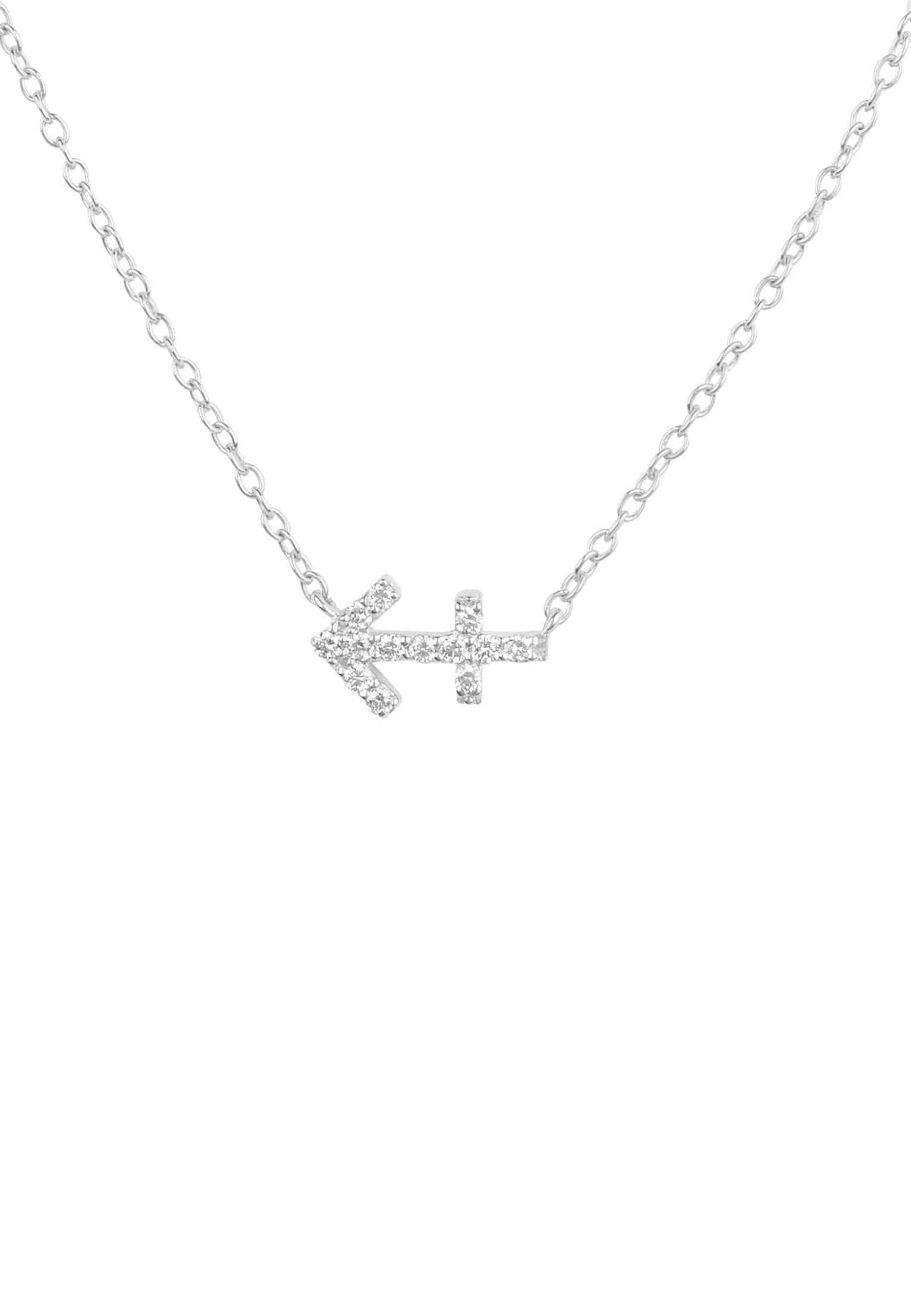 Diamond 2025 zodiac necklace