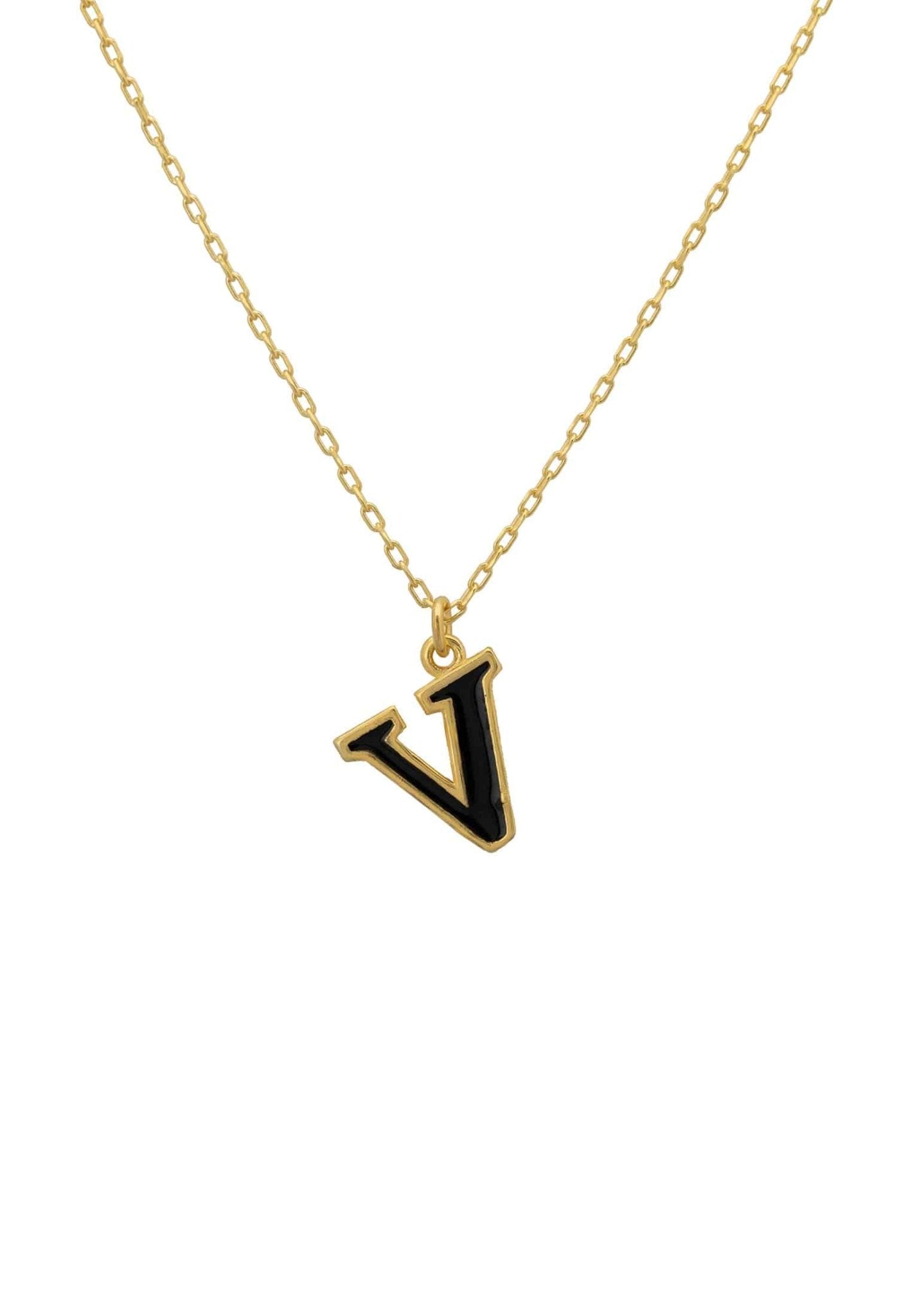 Louis Vuitton LV & Me Necklace, Letter F Gold Metal