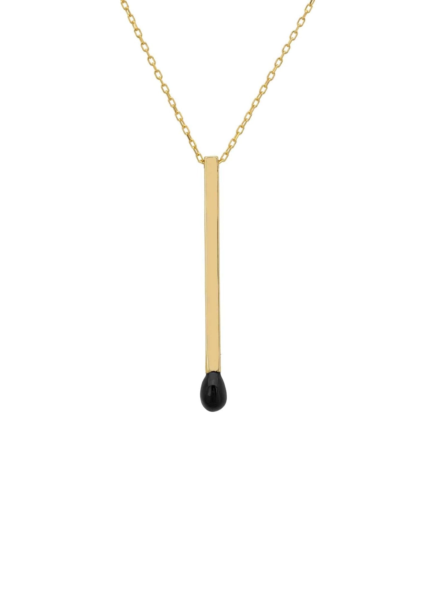 Matchstick pendant deals necklace