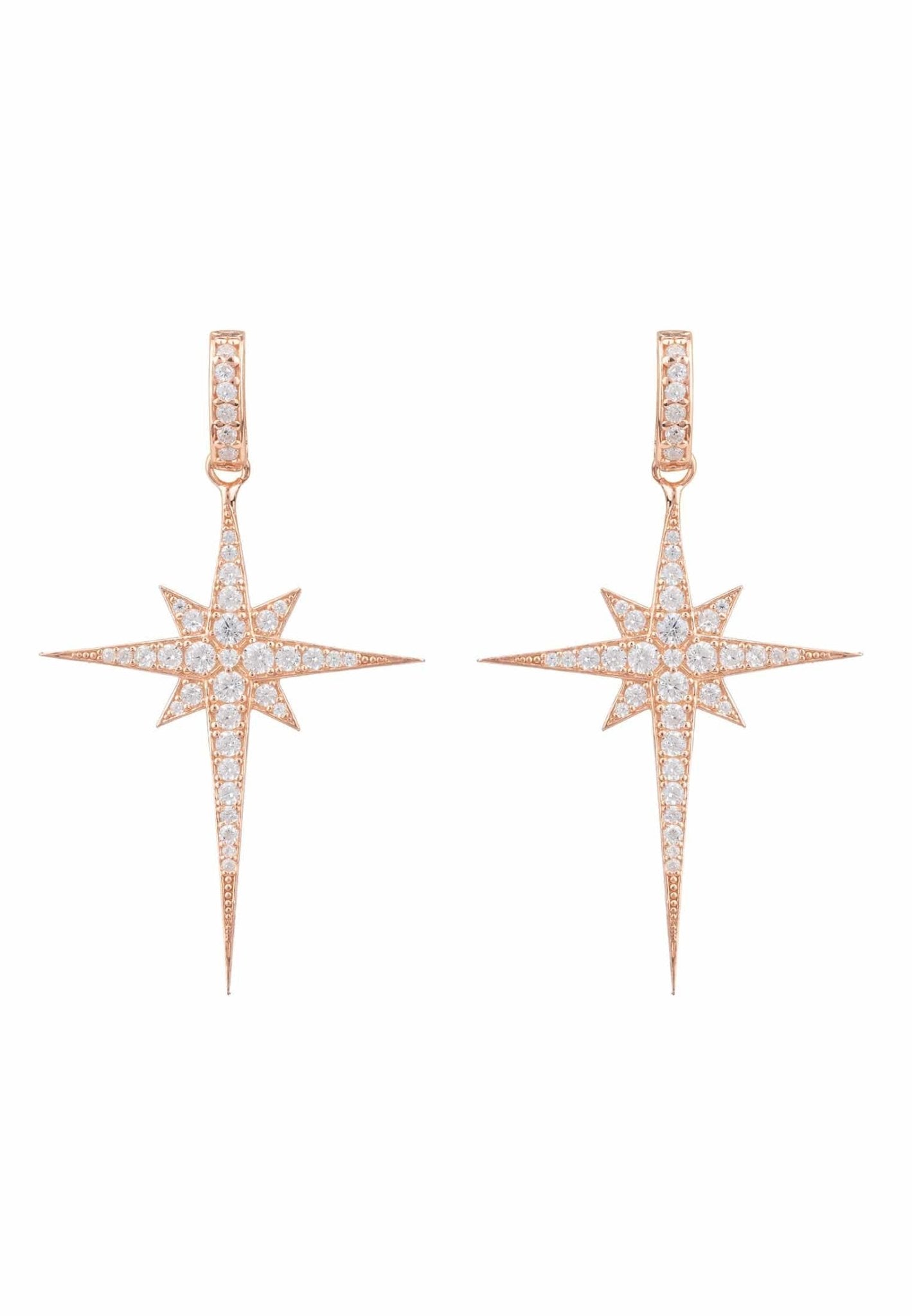 North star sale drop earrings