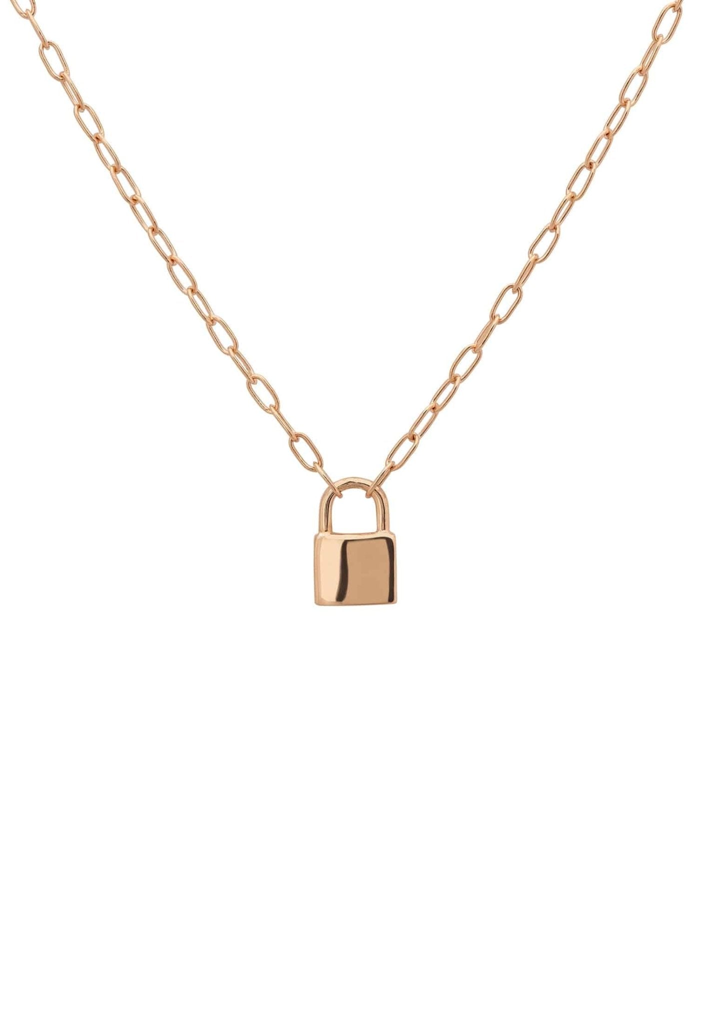 Padlock hot sale necklace trend