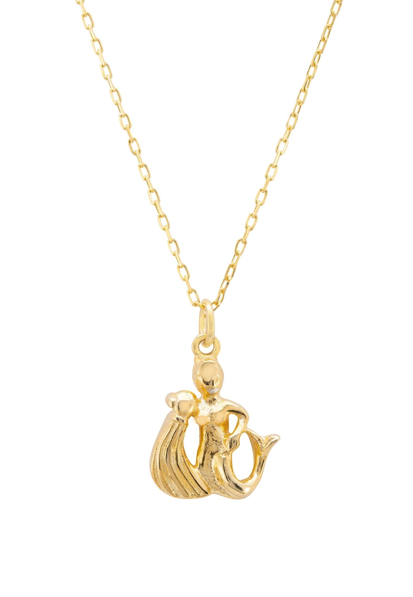 Gold necklace online aquarius