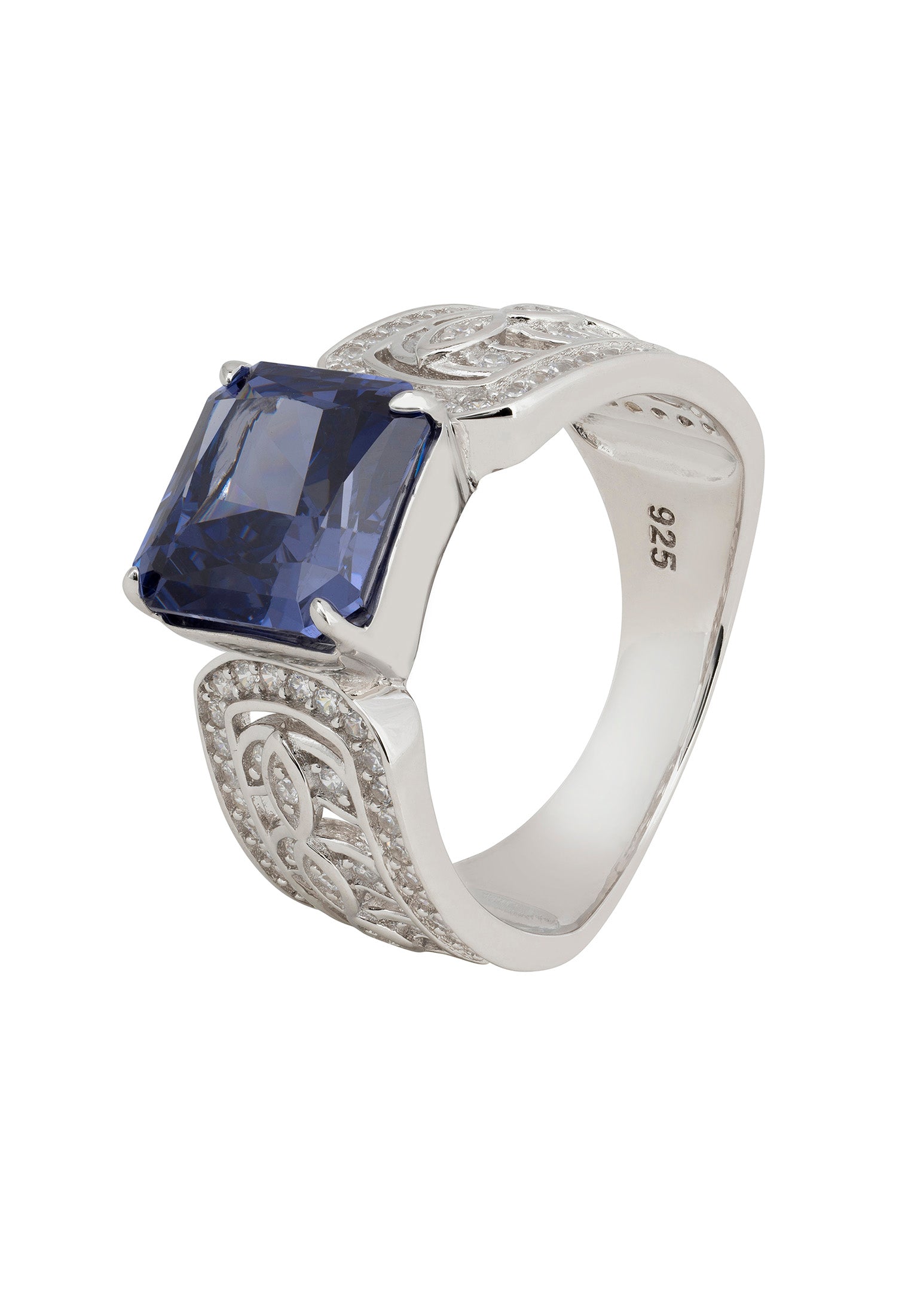 Rowena Cocktail Ring Tanzanite Silver