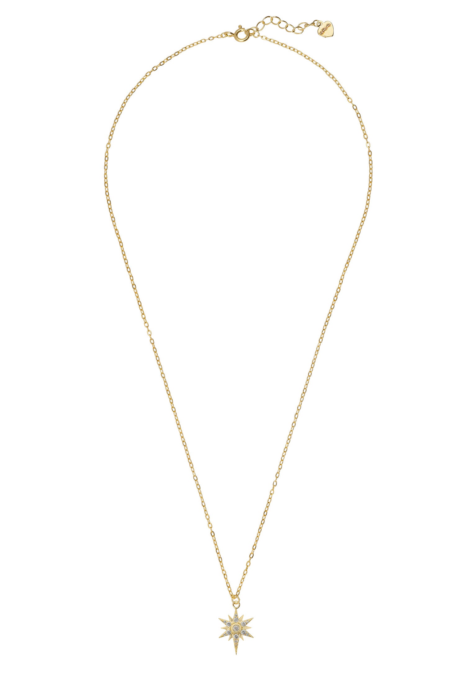 Sunbeam Symphony Pendant Necklace Gold