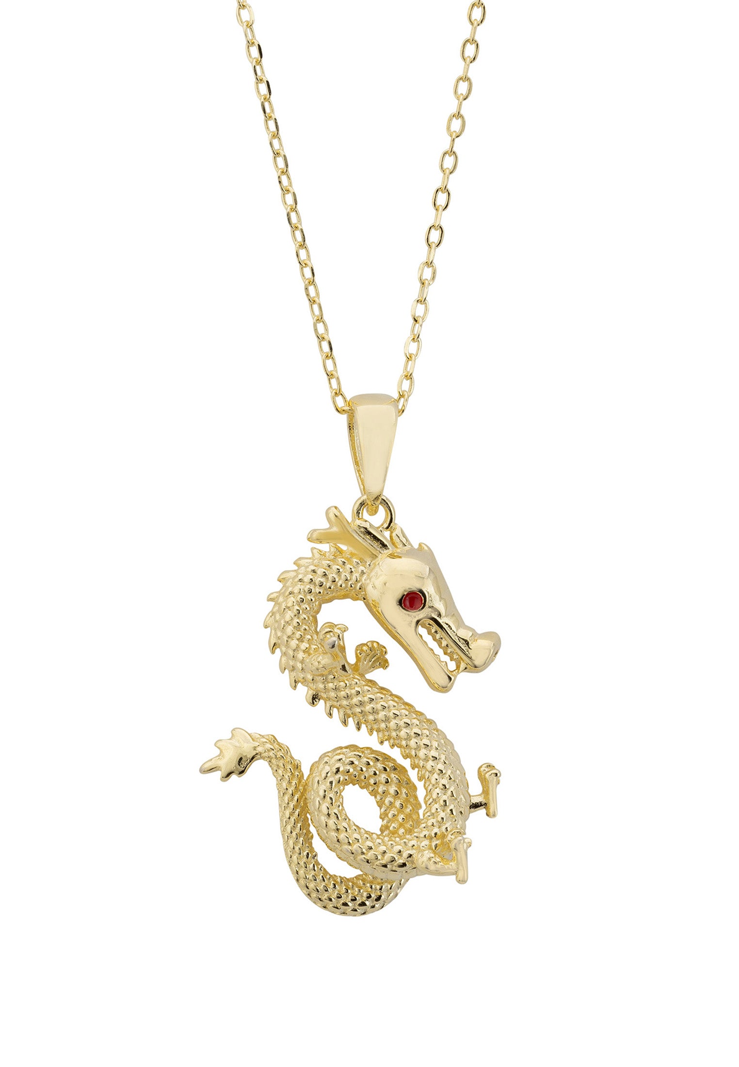 Collar Colgante Enter The Dragon Oro