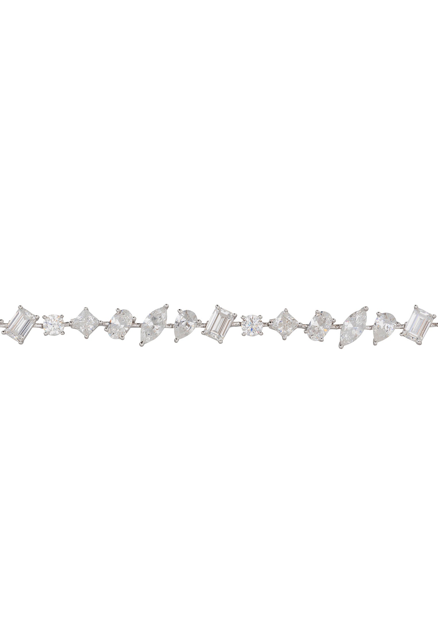 Juliette Moissanite Tennis Bracelet Silver