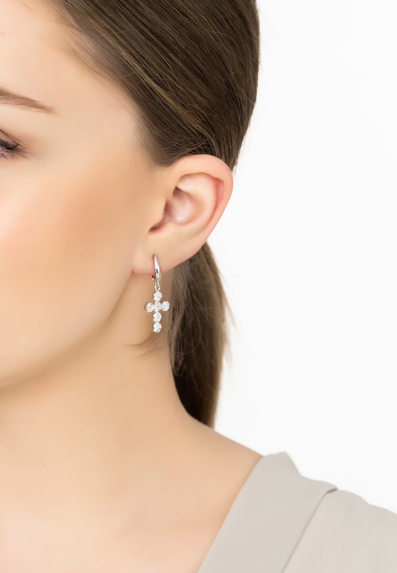 Ethereal Fashion Drop Earring Silver