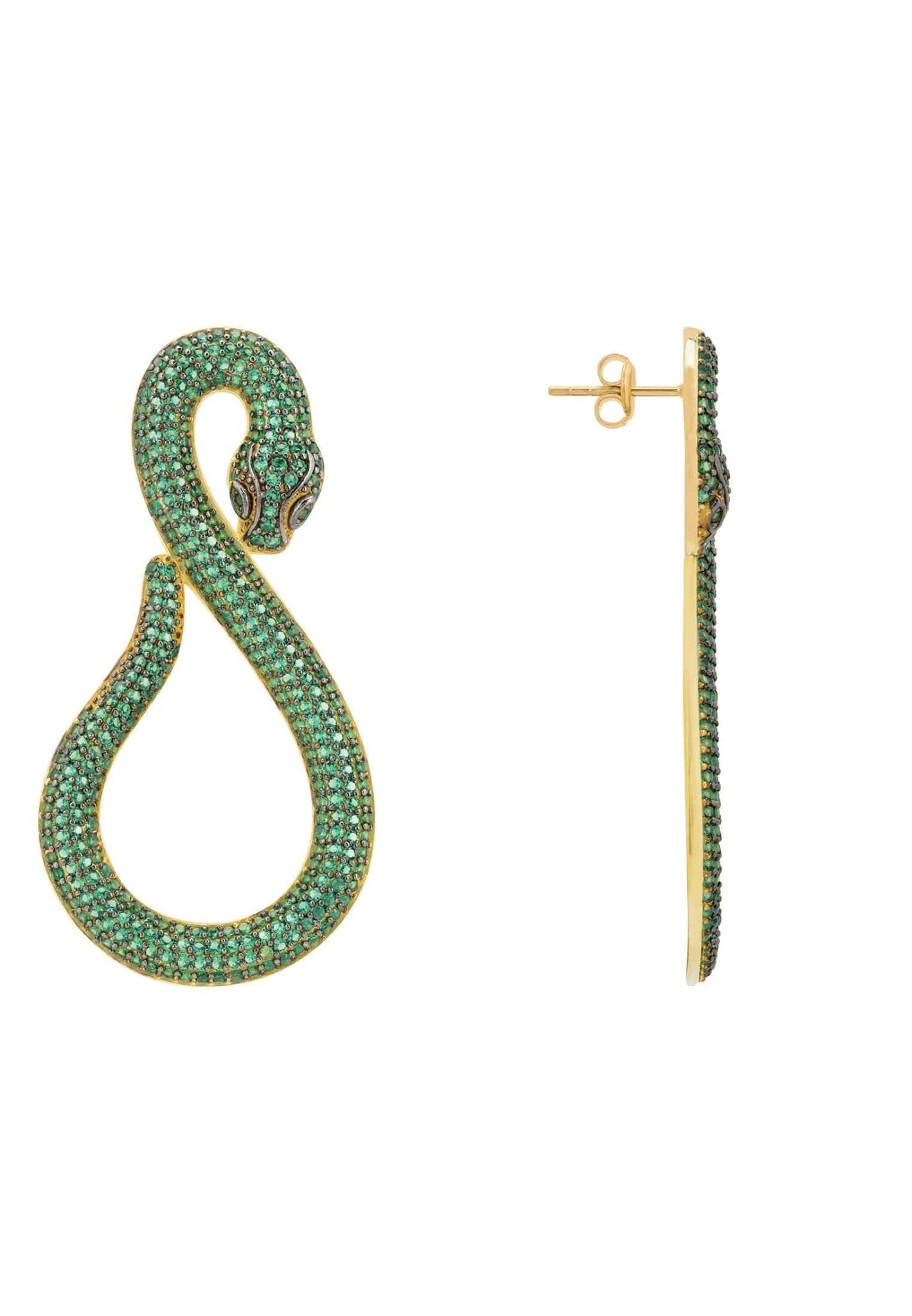 Snake drop clearance earrings