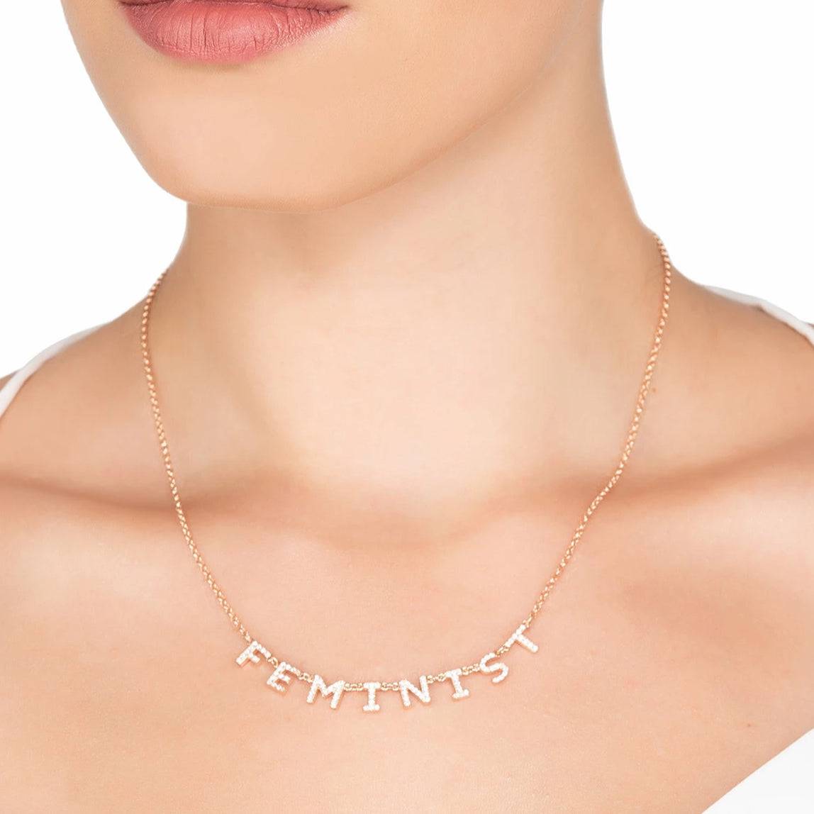 Feminist choker 2025