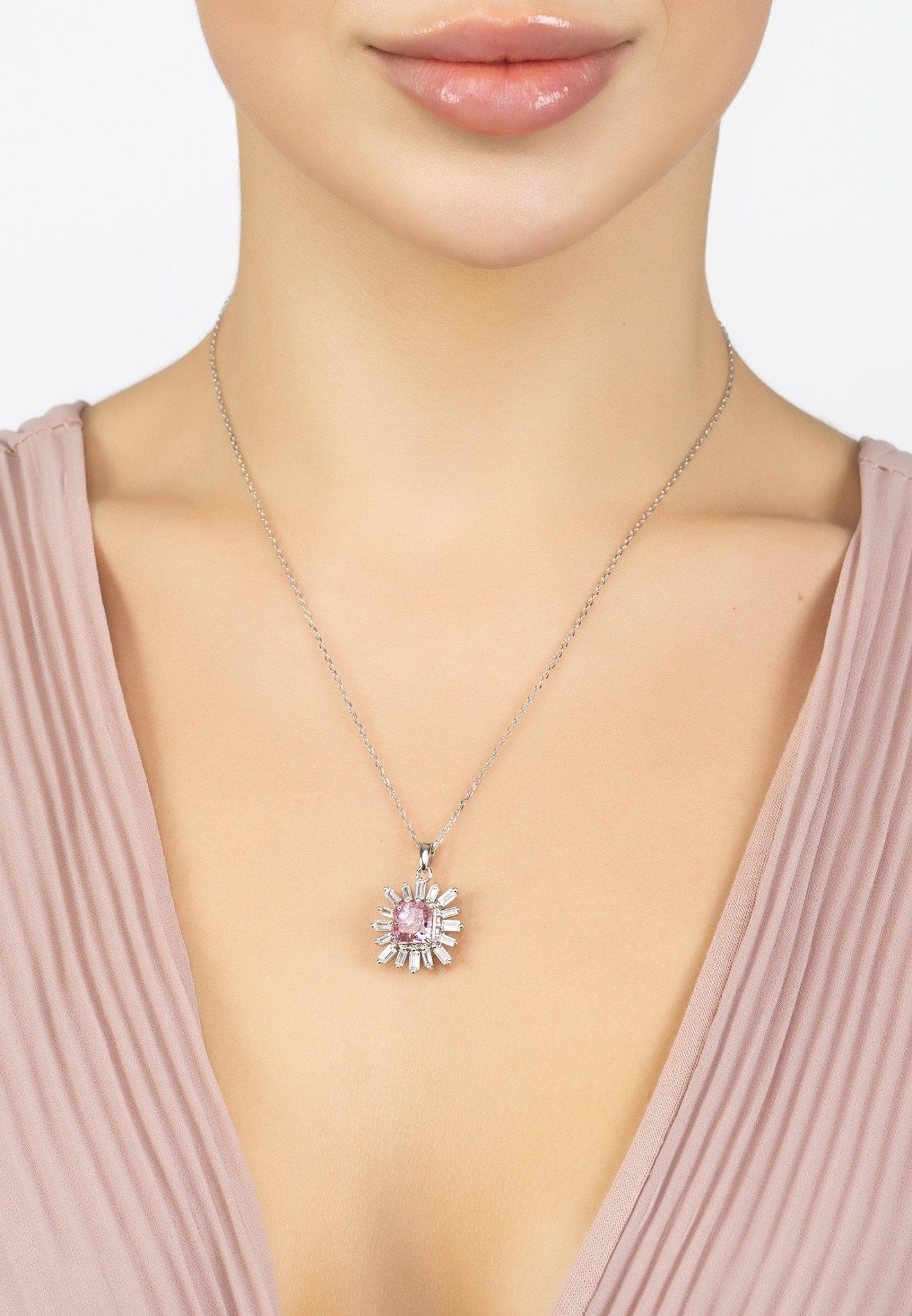 Pandora pink store daisy necklace