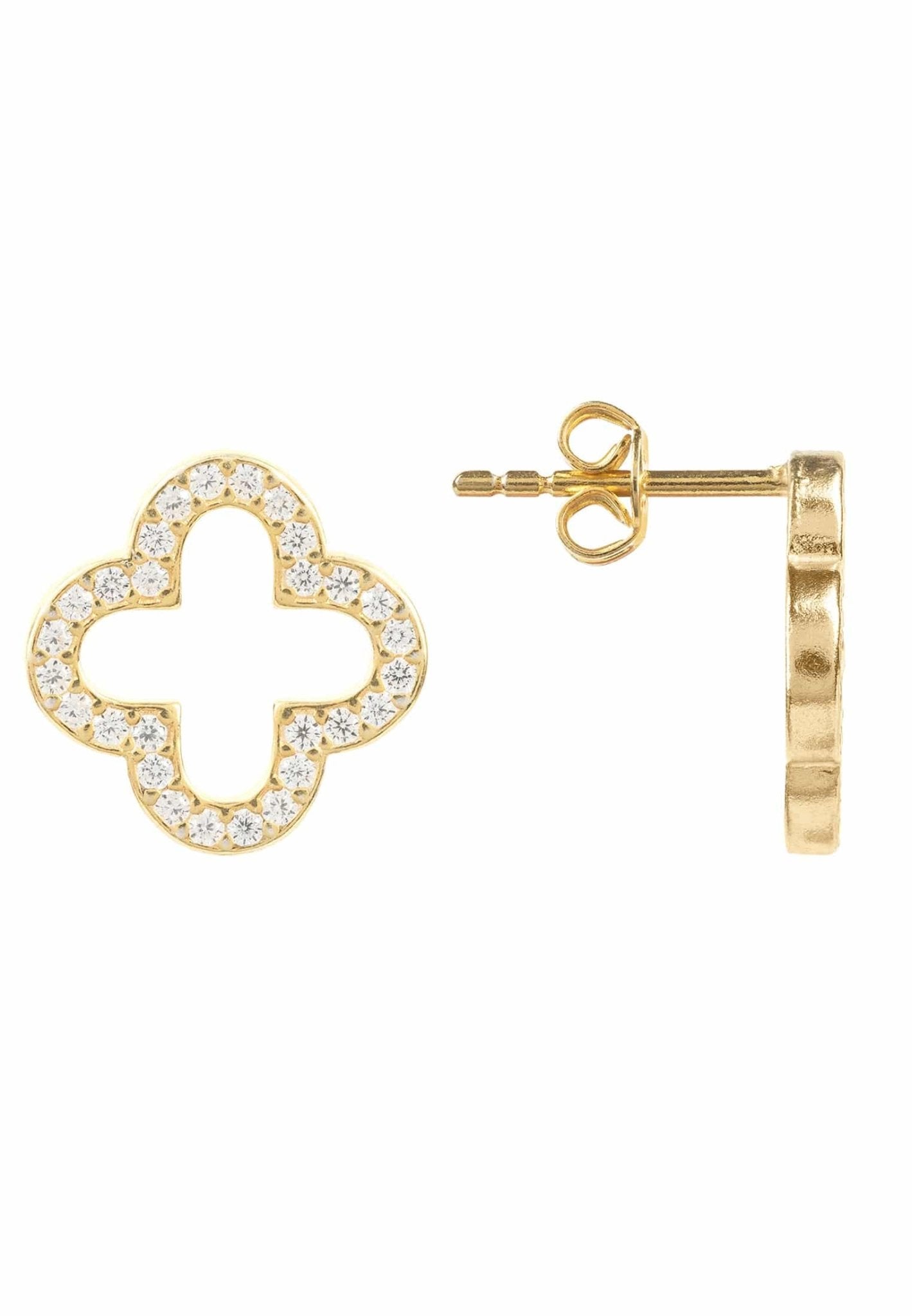 Double Clover Clip Earrings – Jarin K Jewelry