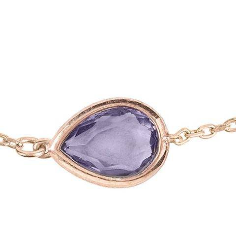 Rose gold deals teardrop bracelet