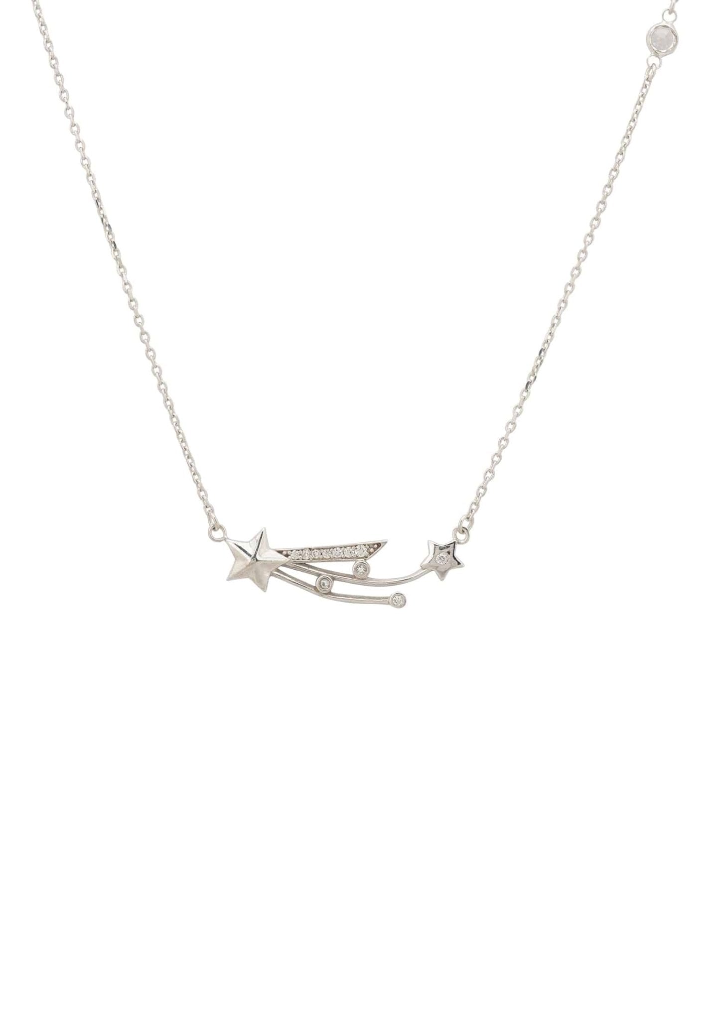 Sterling silver shooting deals star necklace