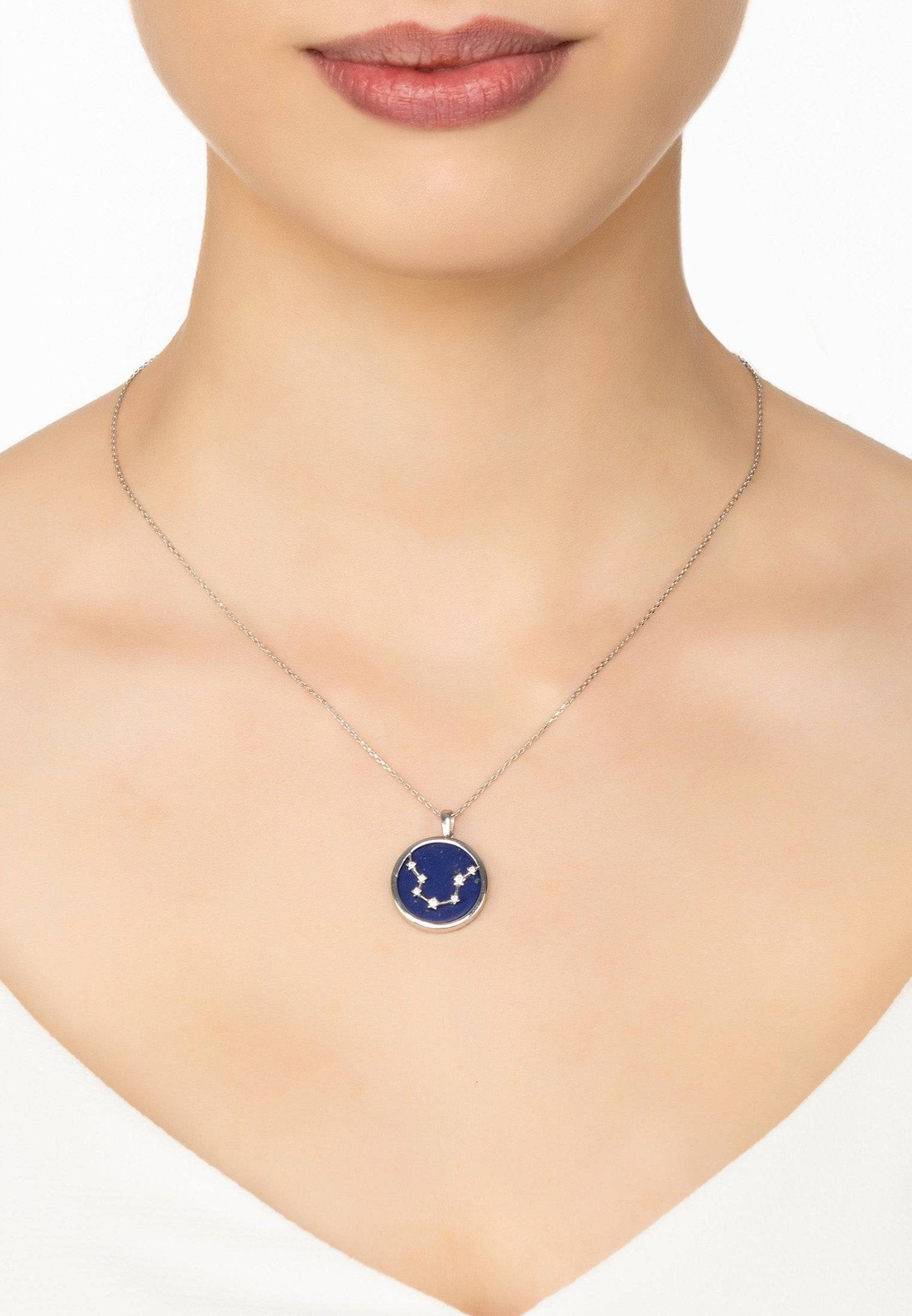 Aquarius gemstone store necklace